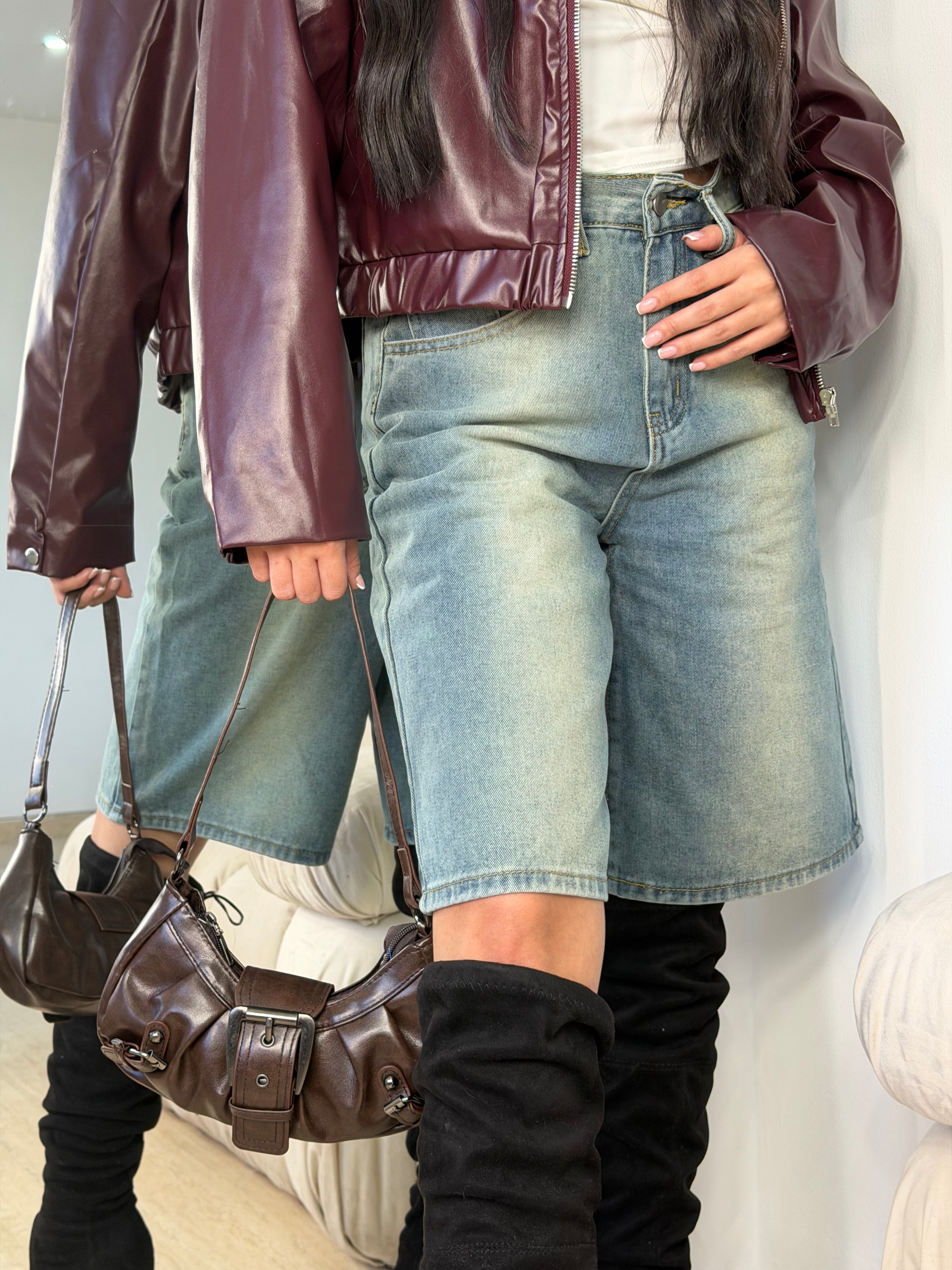 Bermudas Jeans Vintage