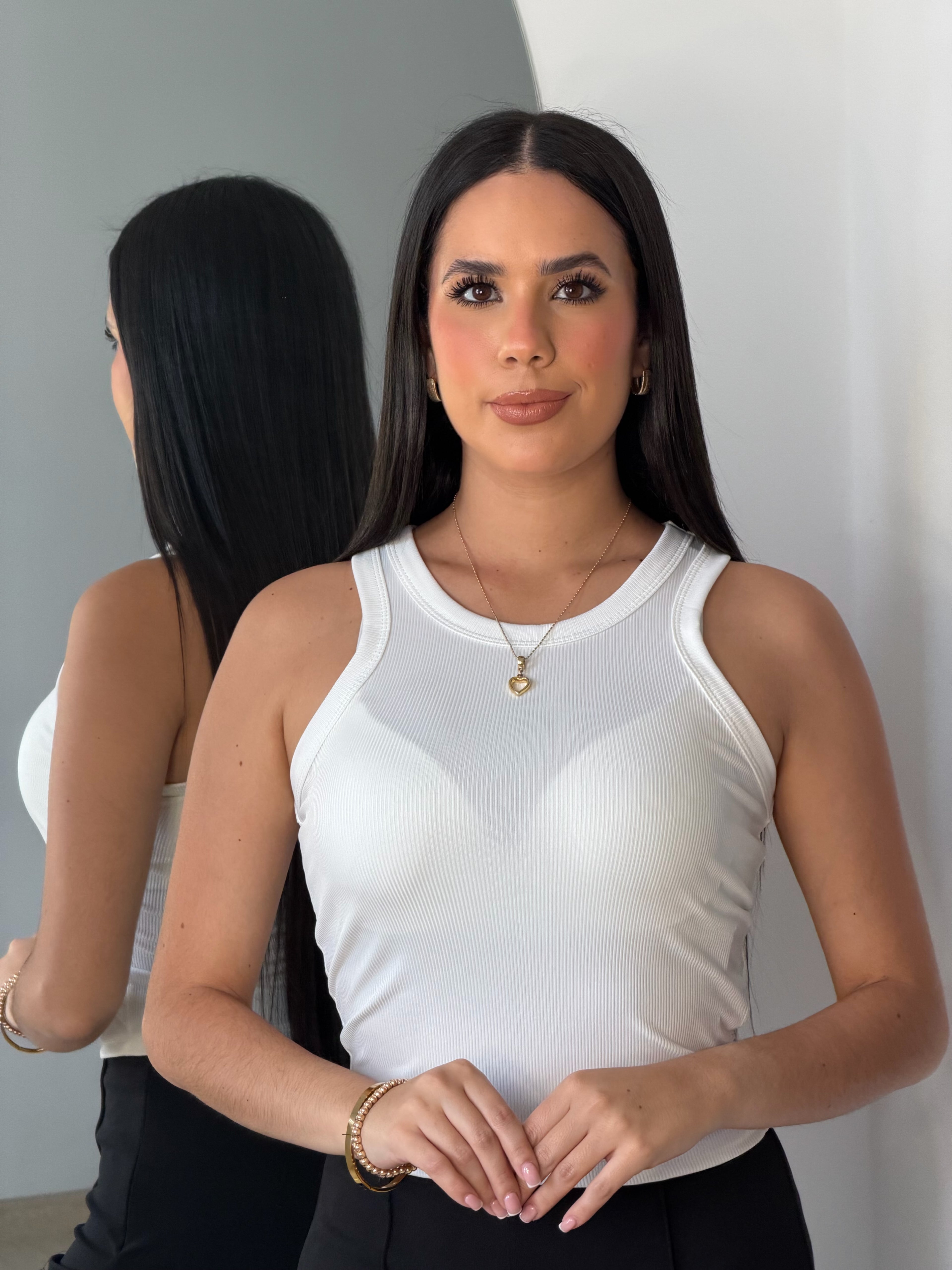 Top básico blanco