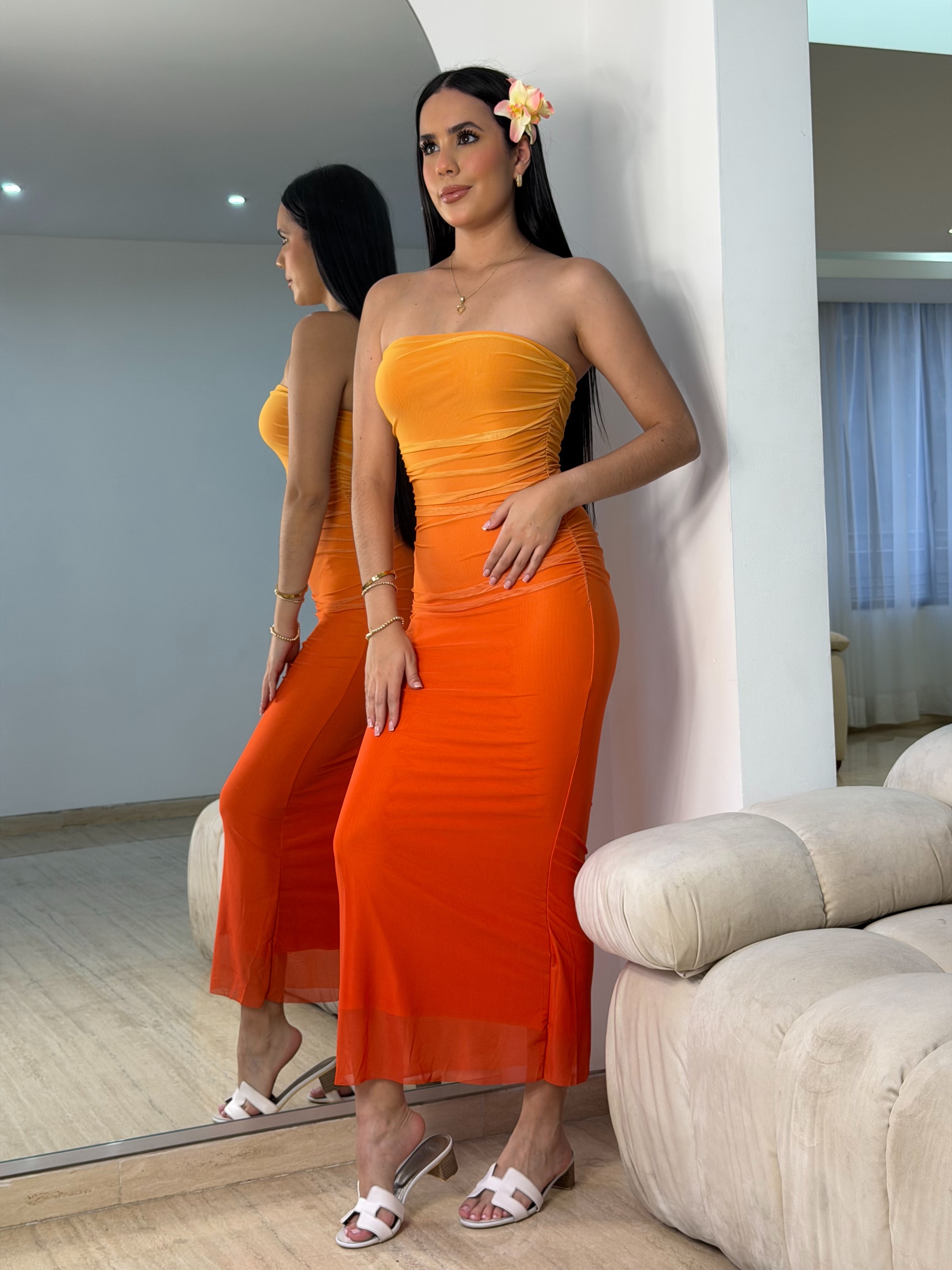 Vestido Largo Atardecer