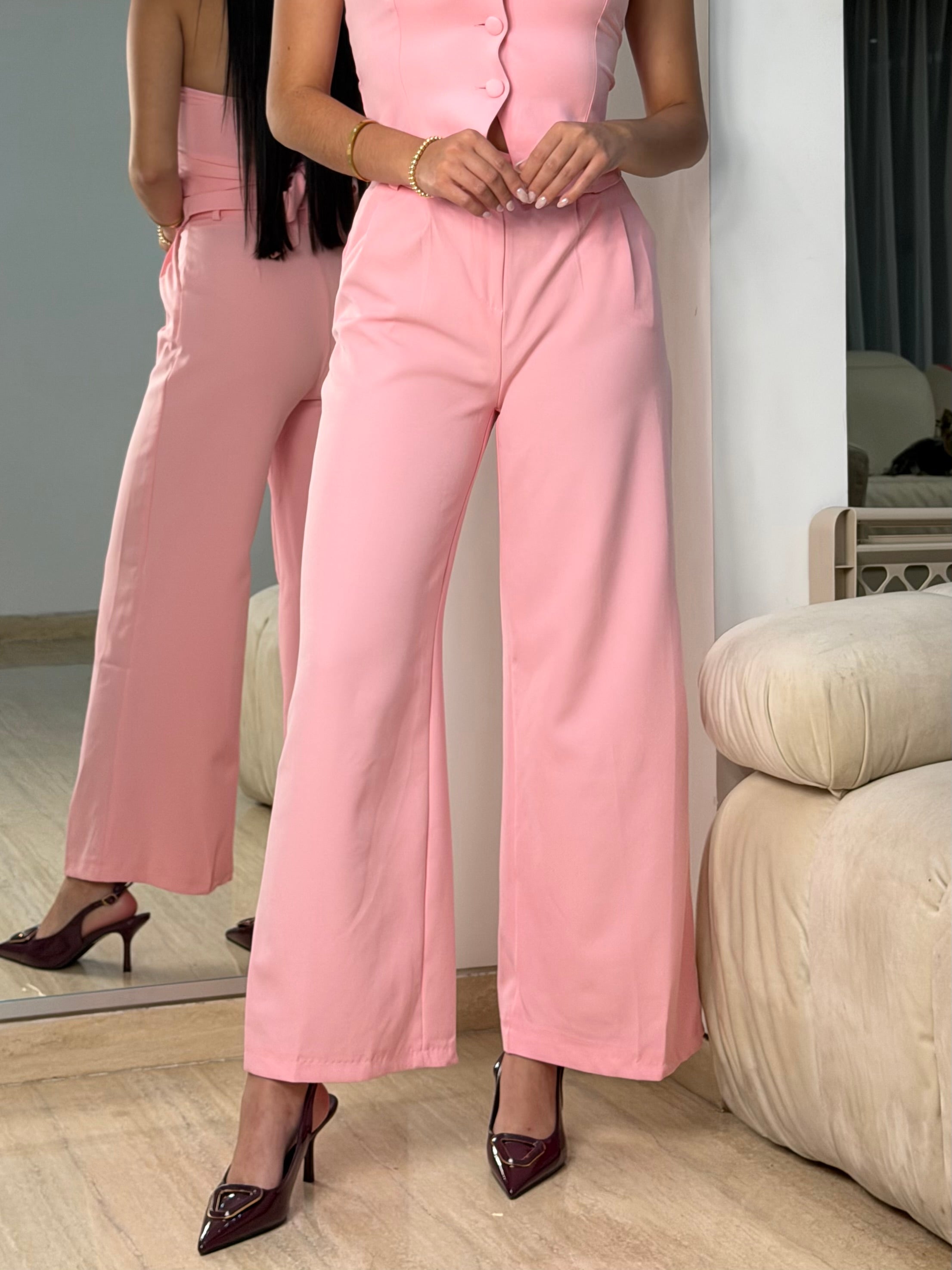 Pantalón de Vestir Rosa