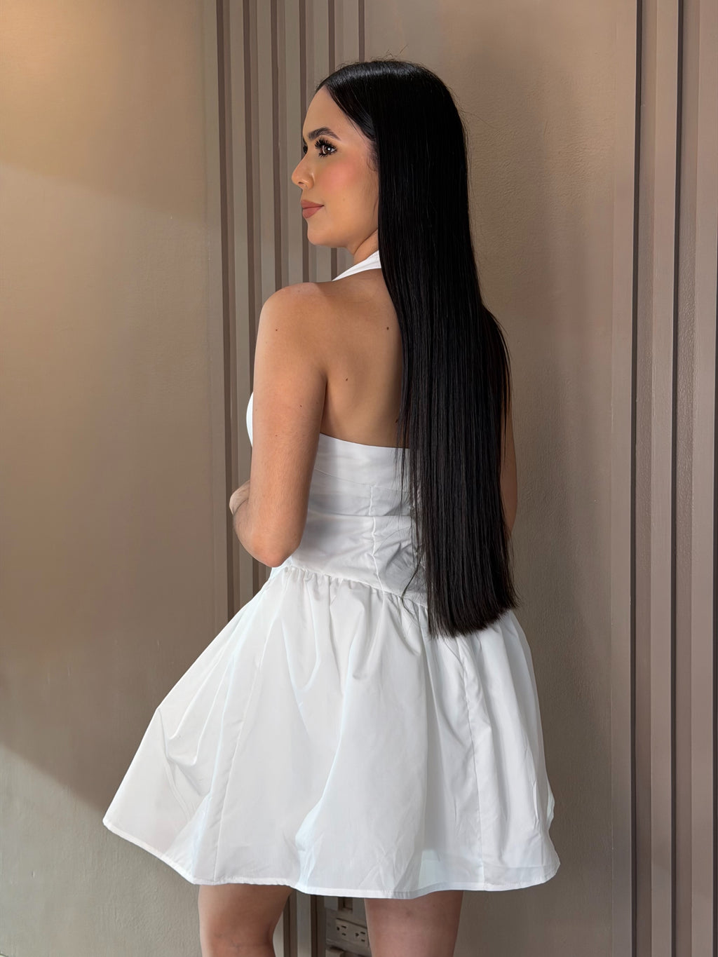 Vestido Corto Cóctel Blanco