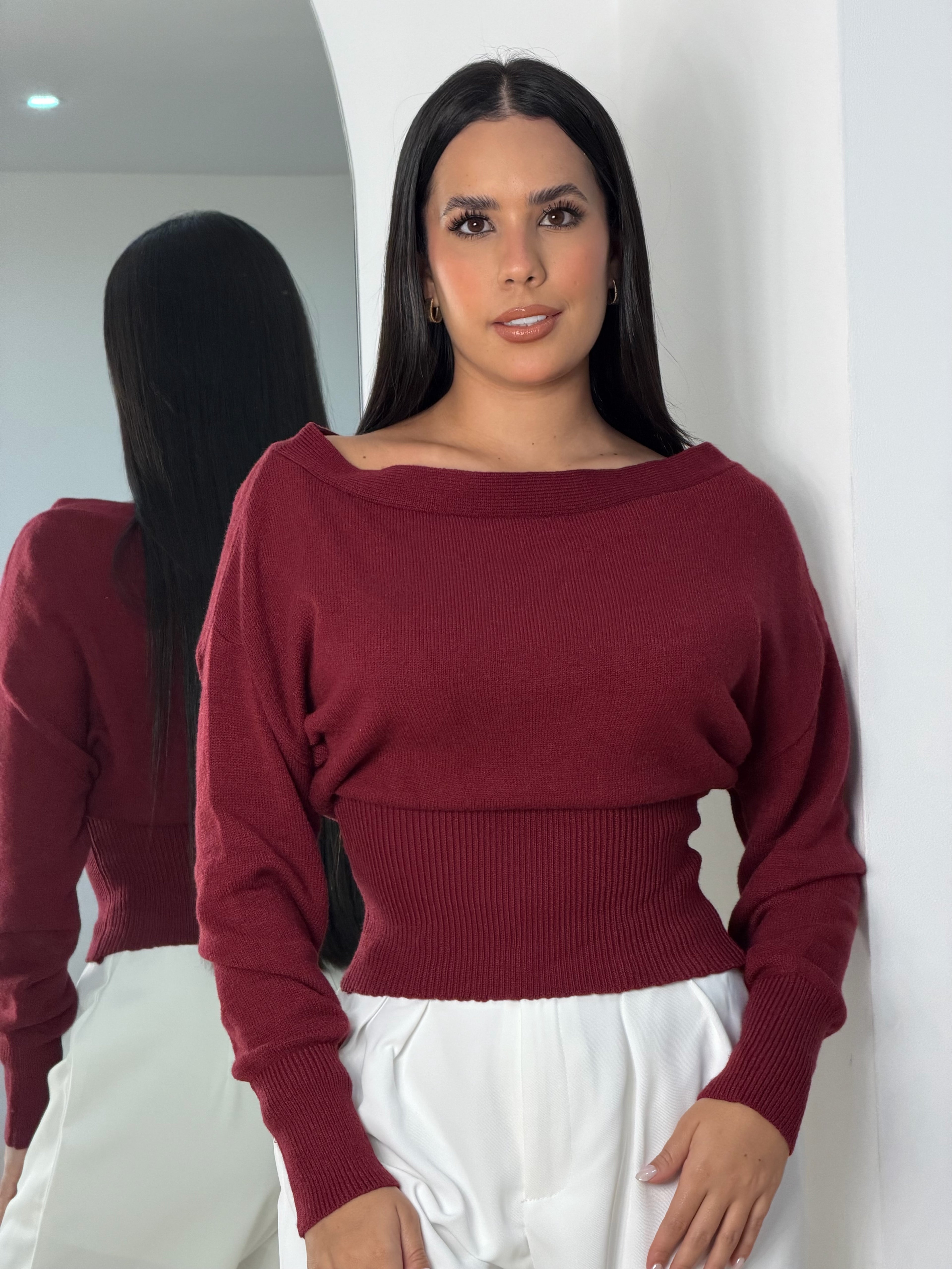 Top manga larga Vinotinto