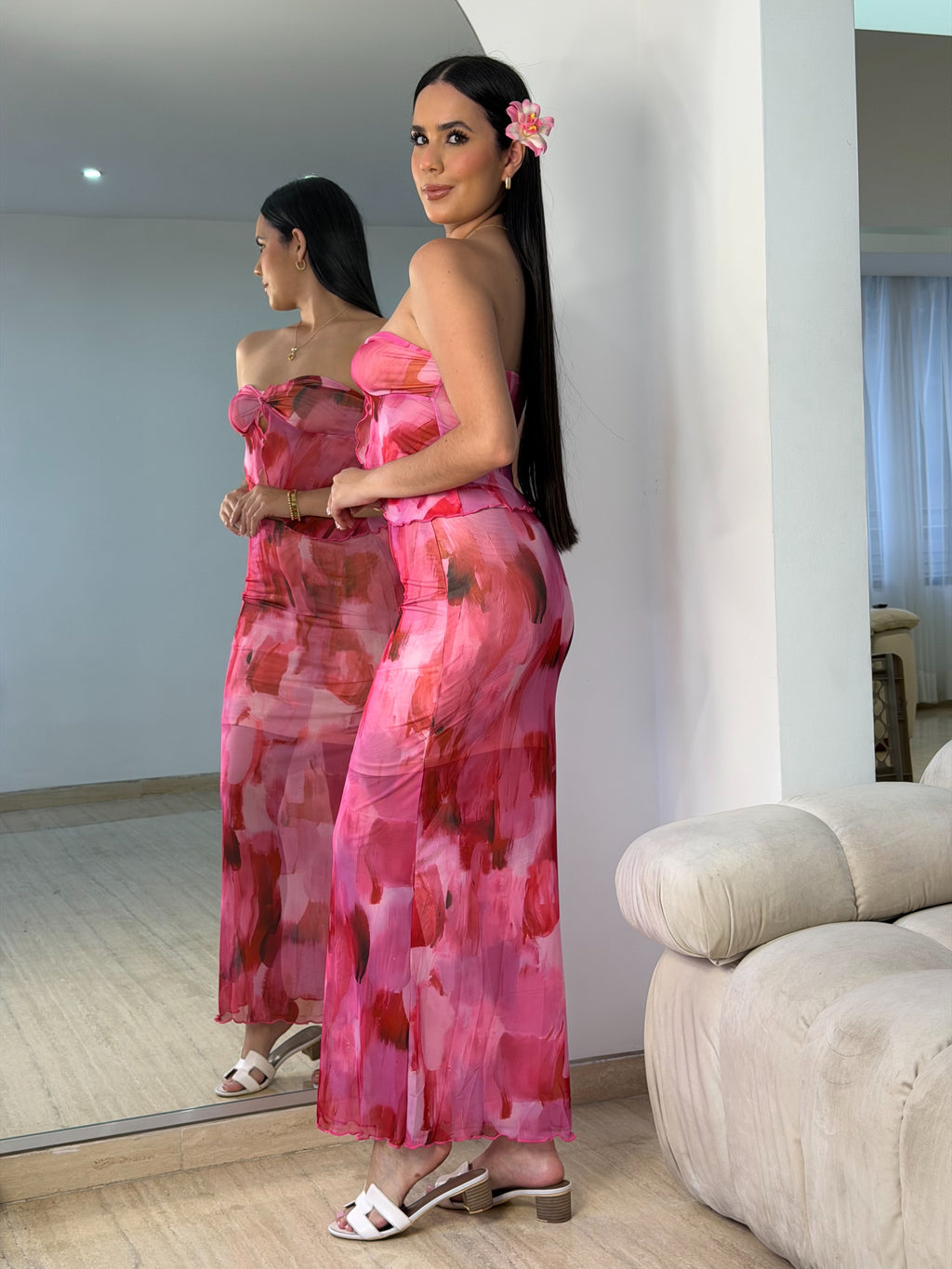 Conunto de Dos Piezas Rosado