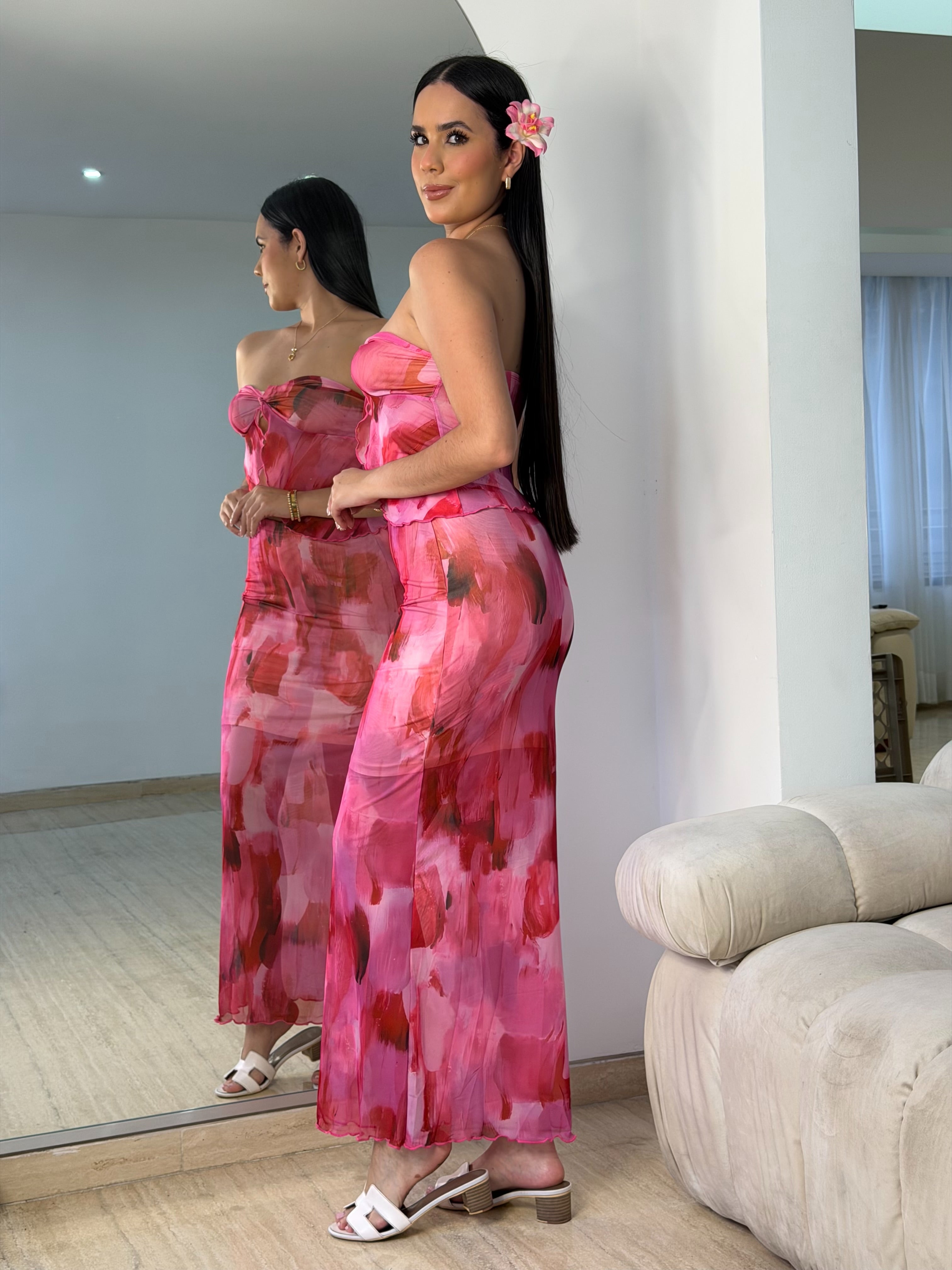 Conunto de Dos Piezas Rosado